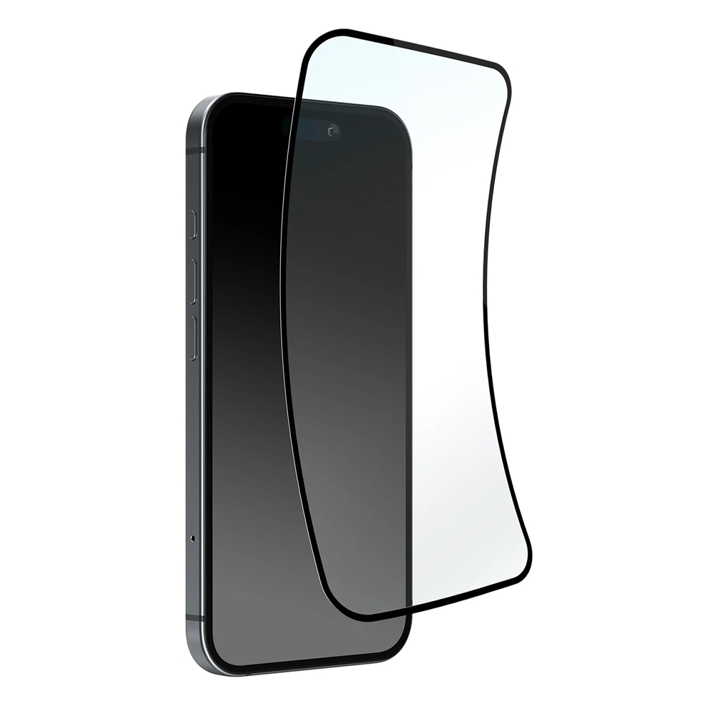 Üvegfólia Xiaomi 15 Ultra - fekete keretes flexibilis fólia (az íves részre is ráhajlik)