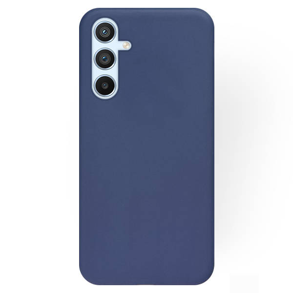 Telefontok Samsung Galaxy A36 5G - kék szilikon hátlap tok Telefontok Samsung Galaxy A36 5G - kék szilikon hátlap tok