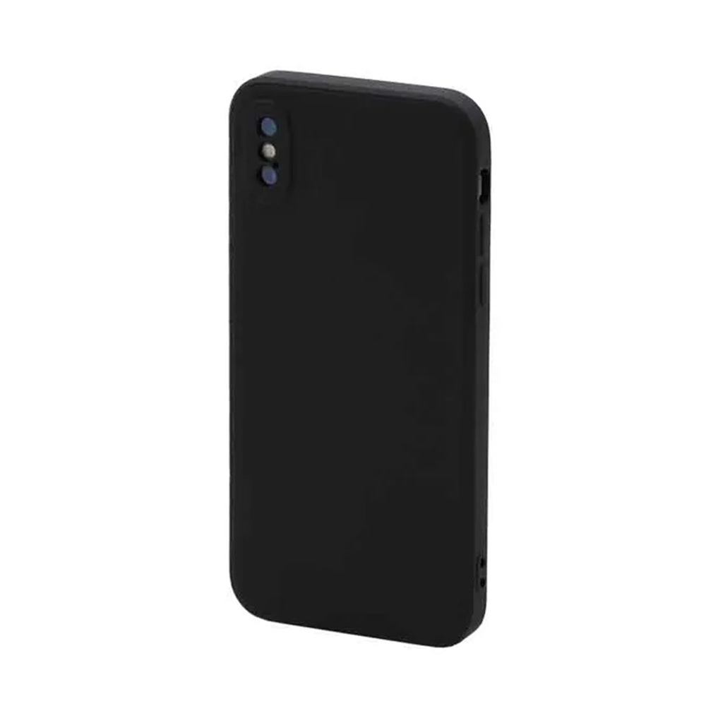 Telefontok iPhone X / Xs - PASTEL - fekete szilikon hátlap tok