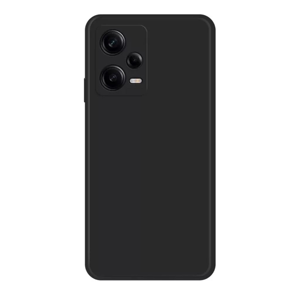 Telefontok Xiaomi Redmi Note 12 5G - PASTEL - fekete szilikon hátlap tok