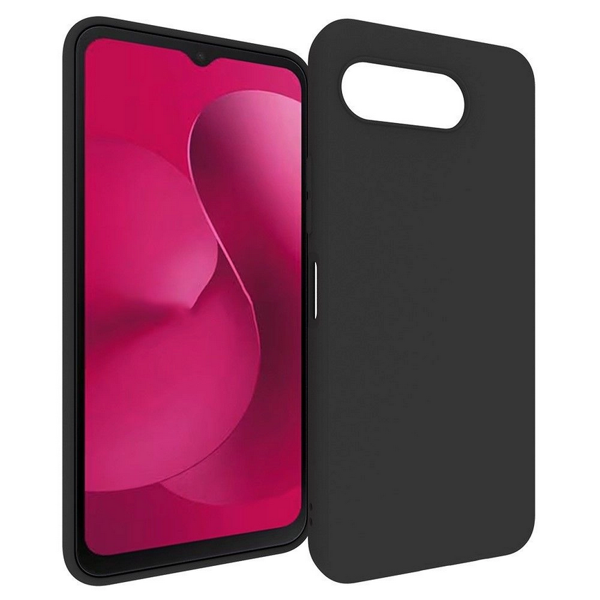 Telefontok T Phone 3 5G - fekete szilikon hátlap tok Telefontok T Phone 3 5G - fekete szilikon hátlap tok 