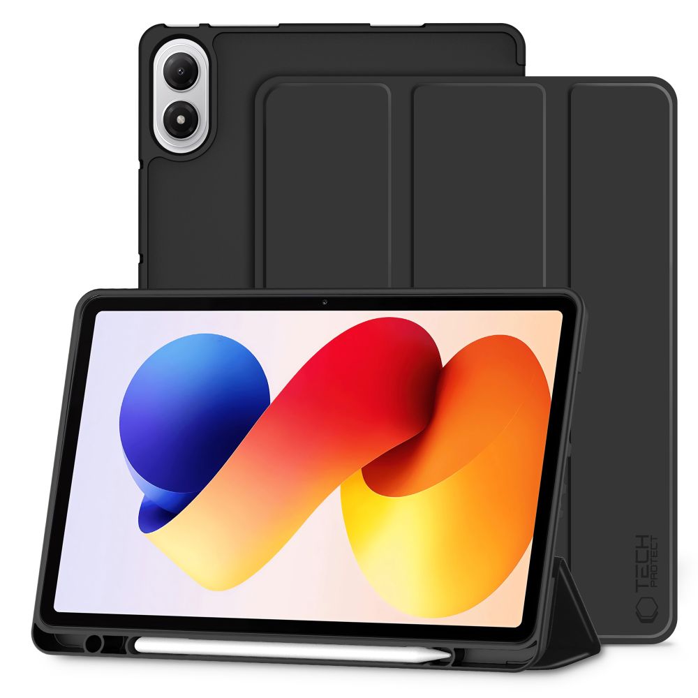 Tablettok Xiaomi Redmi Pad 2 Pro (12,1 coll) - fekete smart case, ceruza tartóval