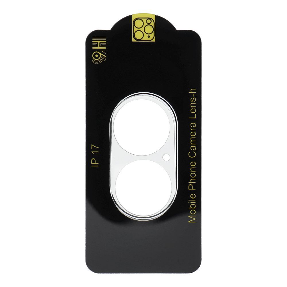 Üvegfólia iPhone 17 - Kamera lencse védőkeret (átlátszó 3D)