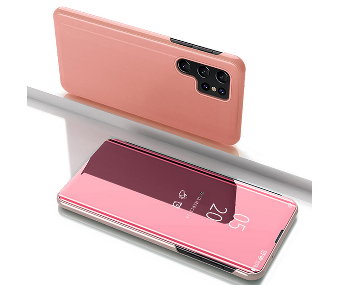Telefontok Samsung Galaxy S25 Ultra - Rose gold Clear View Tok Telefontok Samsung Galaxy S25 Ultra - Rose gold Clear View Tok