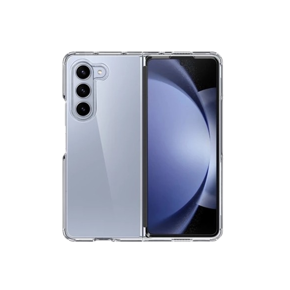 Telefontok Samsung Galaxy Z Fold5 - Plexi Outline - Magsafe kompatibilis, átlátszó műanyag hátlap tok Telefontok Samsung Galaxy Z Fold5 - Plexi Outline - Magsafe kompatibilis, átlátszó műanyag hátlap tok