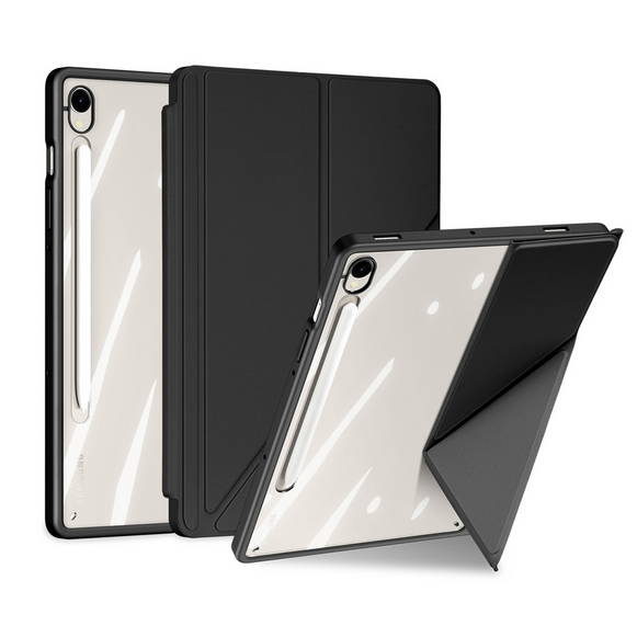 Tablettok Samsung Galaxy Tab S10 Lite 10.9 coll (SM-X400, SM-X406) - DUX DUCIS Magi fekete ütésálló tok, ceruzatartóval Tablettok Samsung Galaxy Tab S10 Lite 10.9 coll (SM-X400, SM-X406) - DUX DUCIS Magi fekete ütésálló tok, ceruzatartóval