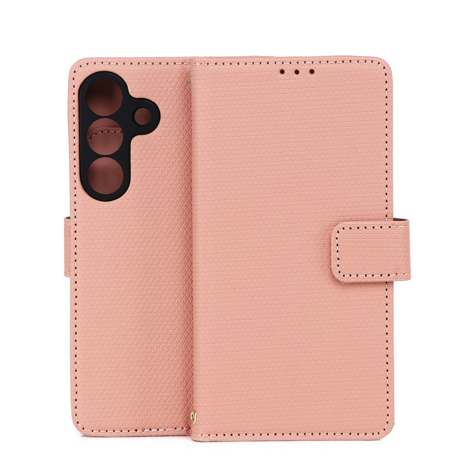 Telefontok Samsung Galaxy S26 - Smart Triangle - pink mágneses könyvtok