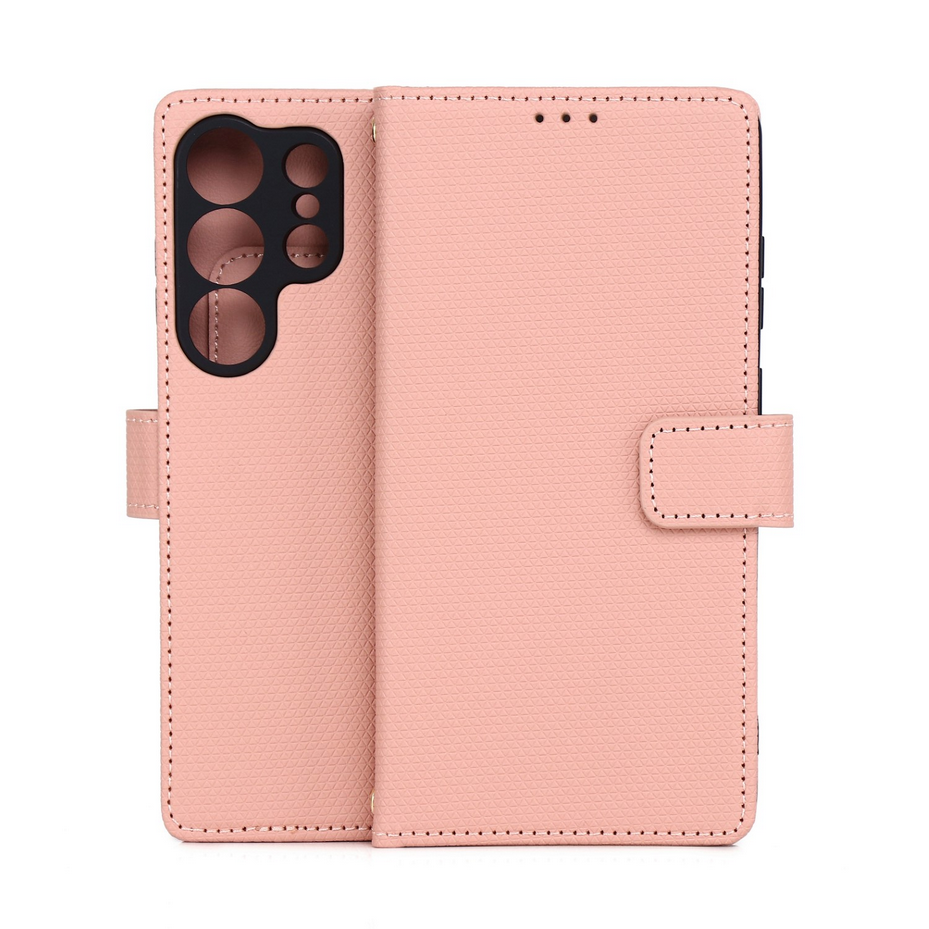 Telefontok Samsung Galaxy S26 Ultra - Smart Triangle - pink mágneses könyvtok