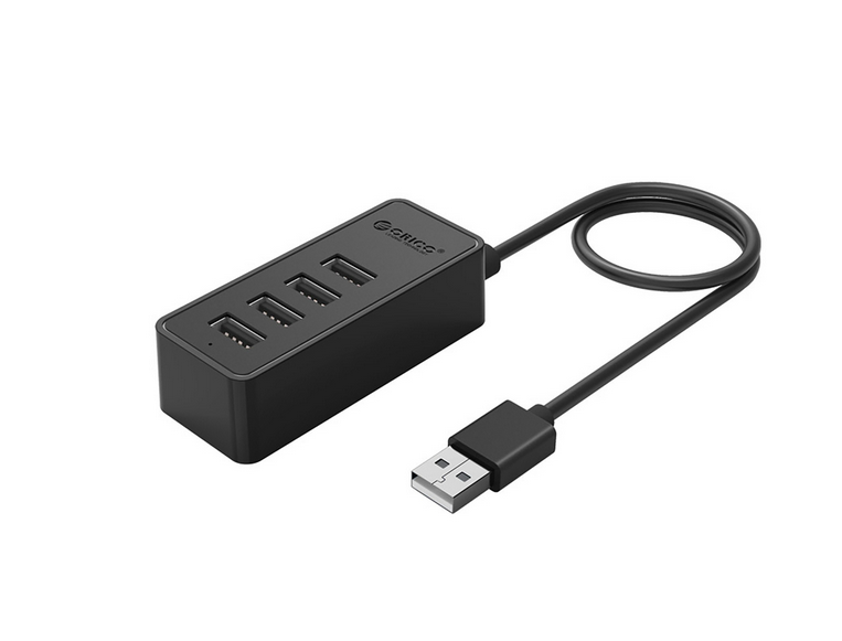 HUB Adapter Orico W5P-U2-030 - 4xUSB porttal + USB fekete kábel, 30 cm HUB Adapter Orico W5P-U2-030 - 4xUSB porttal + USB fekete kábel, 30 cm