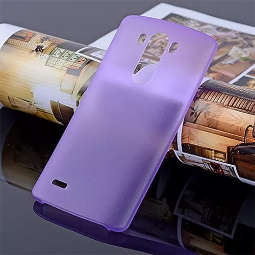 Telefontok LG G3 - ultravékony műanyag tok lila