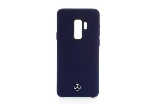 Telefontok Mercedes-Benz Szilikon Hátlap Liquid Silicon Samsung Galaxy S9+ - Navy (3700740428665)