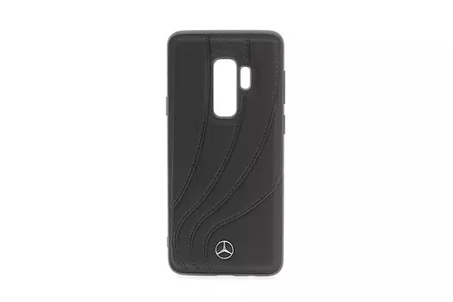 Telefontok Mercedes-Benz Szilikon Hátlap Samsung Galaxy S9+ - Fekete (3700740427033)