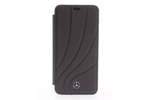 Telefontok Mercedes-Benz Kihajtható Tok For Samsung Galaxy S9 - Fekete (3700740427040)