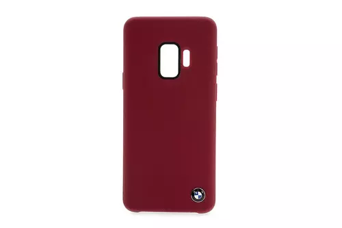 Telefontok Samsung Galaxy S9 - BMW Szilikon Hátlap Kemény Tok Piros (3700740426630)