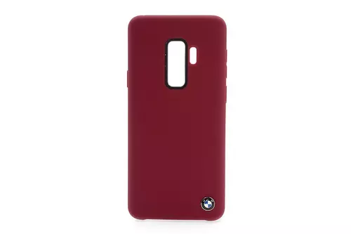 Telefontok Samsung Galaxy S9 Plus - BMW Szilikon Hátlap Kemény Tok Piros (3700740426647)