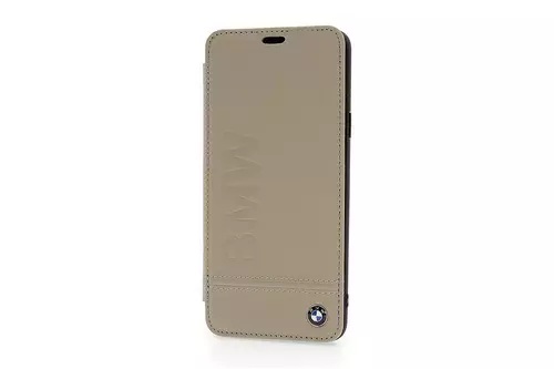 Telefontok Samsung Galaxy S9 Plus -BMW Kihajtható Tok Drapp (3700740426470)