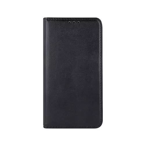 Telefontok Samsung Galaxy J6 Plus - J605 2018 - Smart Magnetic fekete szilikon keretes mágneses könyvtok