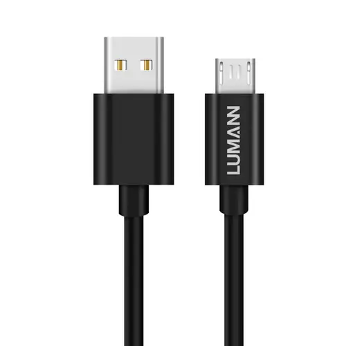 Kábel: Lumann USB / TYPE-C (USB-C) adatkábel, (2.0 A) 2m, fekete