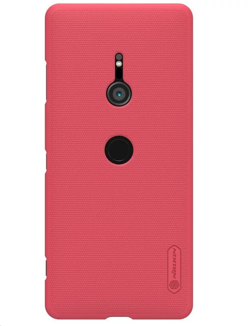 Telefontok Sony Xperia XZ3 - Nillkin Super Frosted piros hátlap