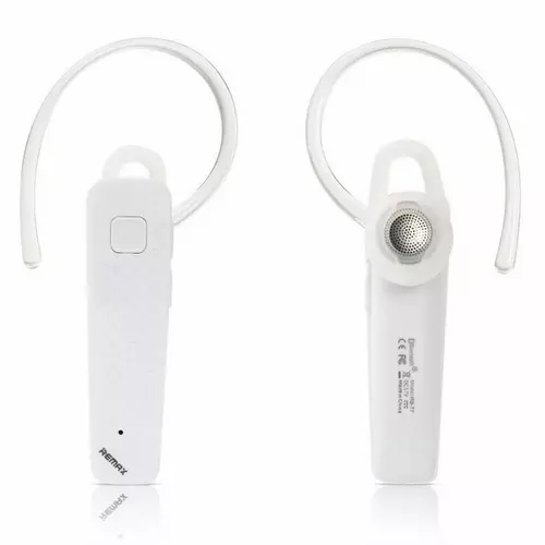 Headset: Remax RB-T7 fehér bluetooth headset csomagolt