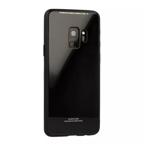 Telefontok Samsung J6 Plus J610 - fekete üveg hátlaptok