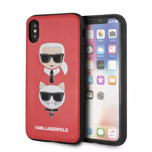 TELEFONTOK IPHONE XR - KARL LAGERFELD KARL AND CHOUPETTE KEMÉNY TOK - PIROS