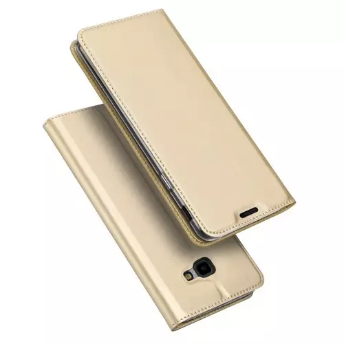 Telefontok Huawei P30 Lite - Dux Ducis arany flipcover tok