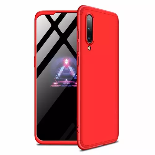 Telefontok Xiaomi Mi 9 - hátlap - GKK Protection 3in1 - piros
