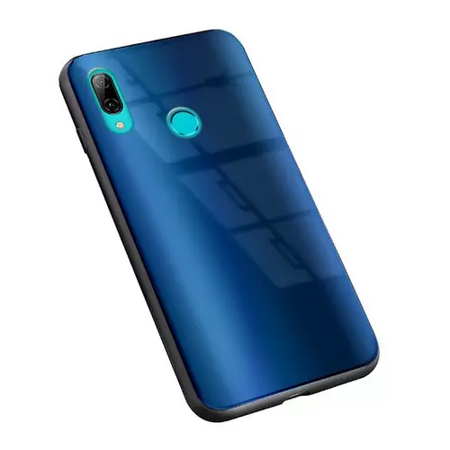 Telefontok Huawei P Smart 2019 - kék üveg hátlaptok