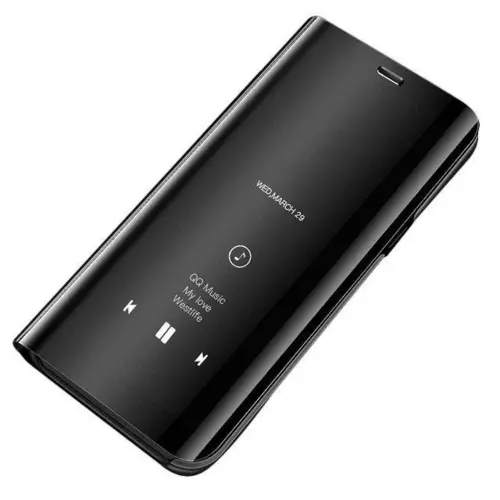 Telefontok Samsung Galaxy A50 - fekete Clear View Tok