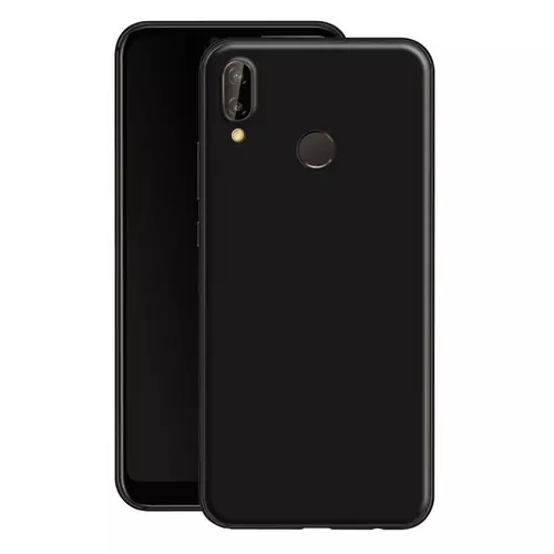 Telefontok Huawei Y7 2019 - fekete szilikon tok