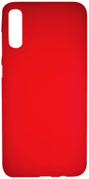 Telefontok Samsung Galaxy A70 - piros szilikon tok