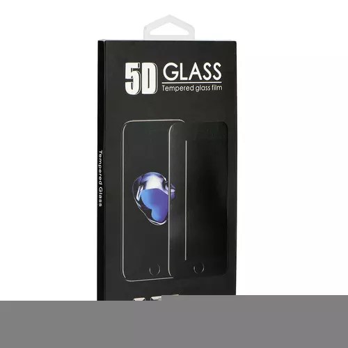 Üvegfólia Samsung Galaxy M20 - 5D full glue, kemény tokbarát fólia fekete kerettel