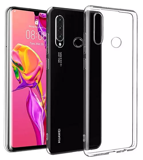 Huawei P30 Lite Telefontok - átlátszó szilikon tok