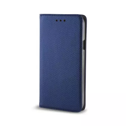 Telefontok Nokia 4.2 - kék mágneses szilikon keretes könyvtok