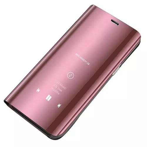 Telefontok Samsung Galaxy S10 - Clear View Tok - Rose Gold