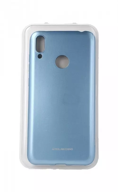 Telefontok Huawei Y7 2019 - Molan Cano Jelly kék tok