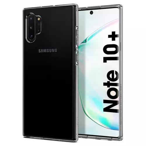 Telefontok Samsung Galaxy Note 10+ (Note 10 Plus) - Spigen Liquid Cristal átlátszó TPU hátlap tok