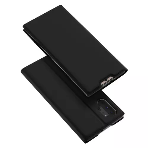 Telefontok Samsung Galaxy Note 10+ (Note 10 Plus) - Dux Ducis fekete kinyitható tok