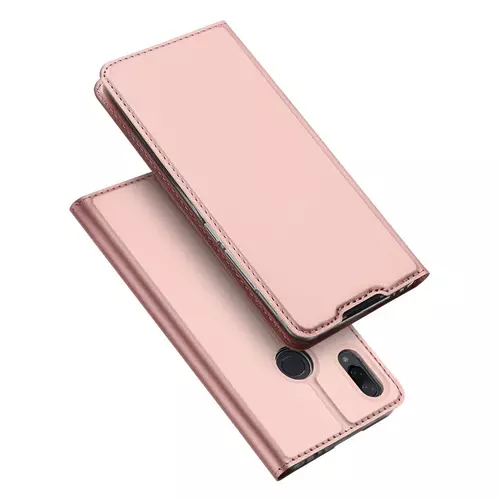 Telefontok Xiaomi Redmi Note 7 - Dux Ducis rose gold flipcover tok
