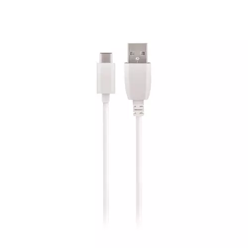 Kábel: MaxLife - USB / Type-C (USB-C) fehér adatkábel 3m, 2A