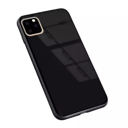 Telefontok iPhone 11 Pro - Forcell fekete üveg hátlaptok