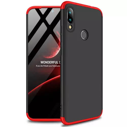 Telefontok Xiaomi Redmi 7 - hátlap GKK Protection 3in1 - piros-fekete