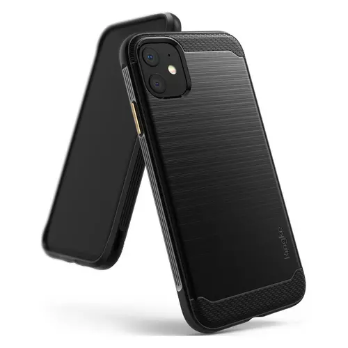 Telefontok iPhone 11 - Ringke Onyx fekete szilikon tok