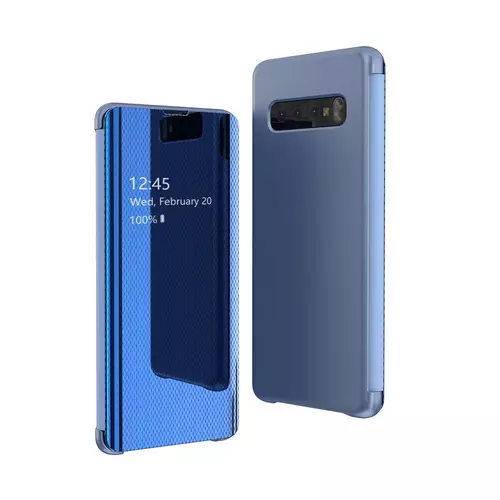 Telefontok Samsung Galaxy S10+ (S10 Plus) - Grid View Tok - Kék
