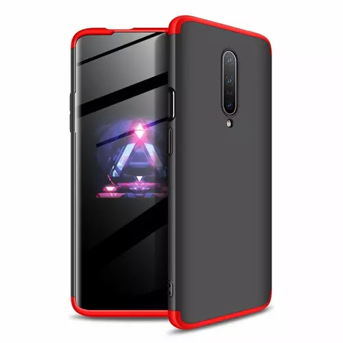 Telefontok OnePlus 7 Pro - hátlap GKK Protection 3in1 - piros-fekete