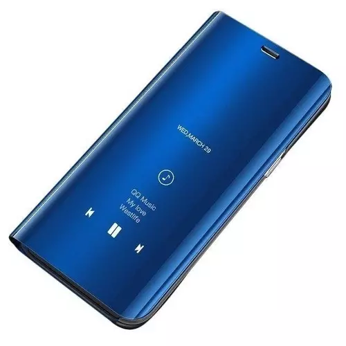 Telefontok Huawei Y7 2019 - kék Clear View Tok