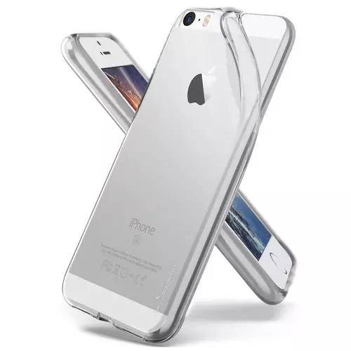 Telefontok iPhone 5/5S/SE - átlátszó szilikon tok