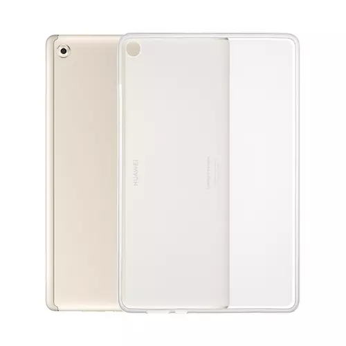 Tablettok Huawei Mediapad M5 Lite 10.1 - áttetsző szilikon tablet tok