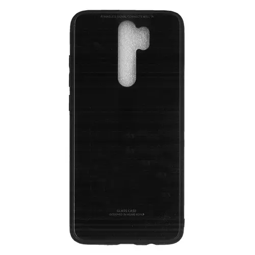 Telefontok Xiaomi Redmi Note 8 Pro - Forcell fekete üveg hátlaptok